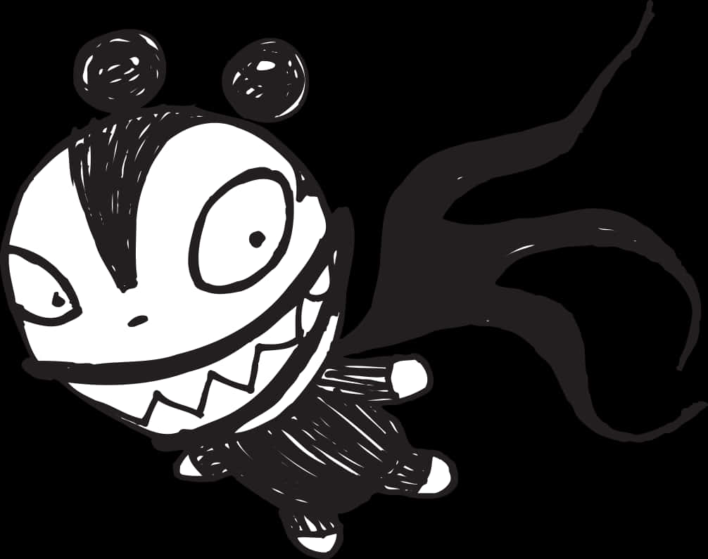 Nightmare Before Christmas Character Art PNG with transparent background