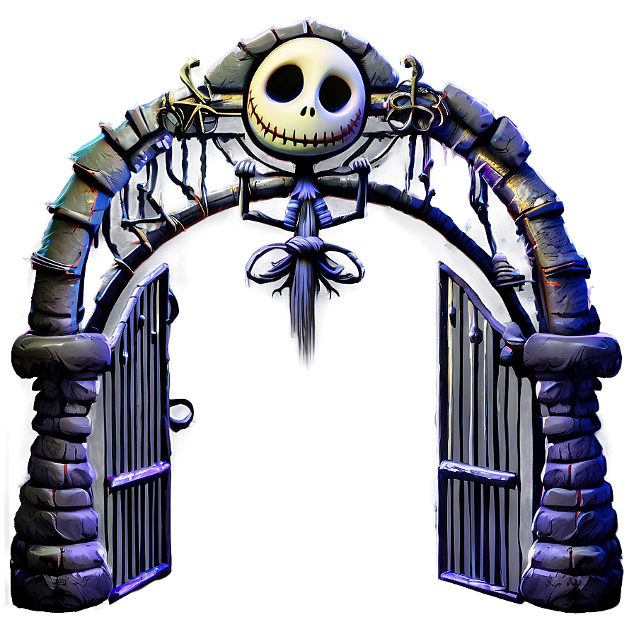 Nightmare Before Christmas Gate Png 05212024