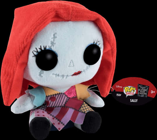 Nightmare Before Christmas Sally Plush Toy PNG with transparent background