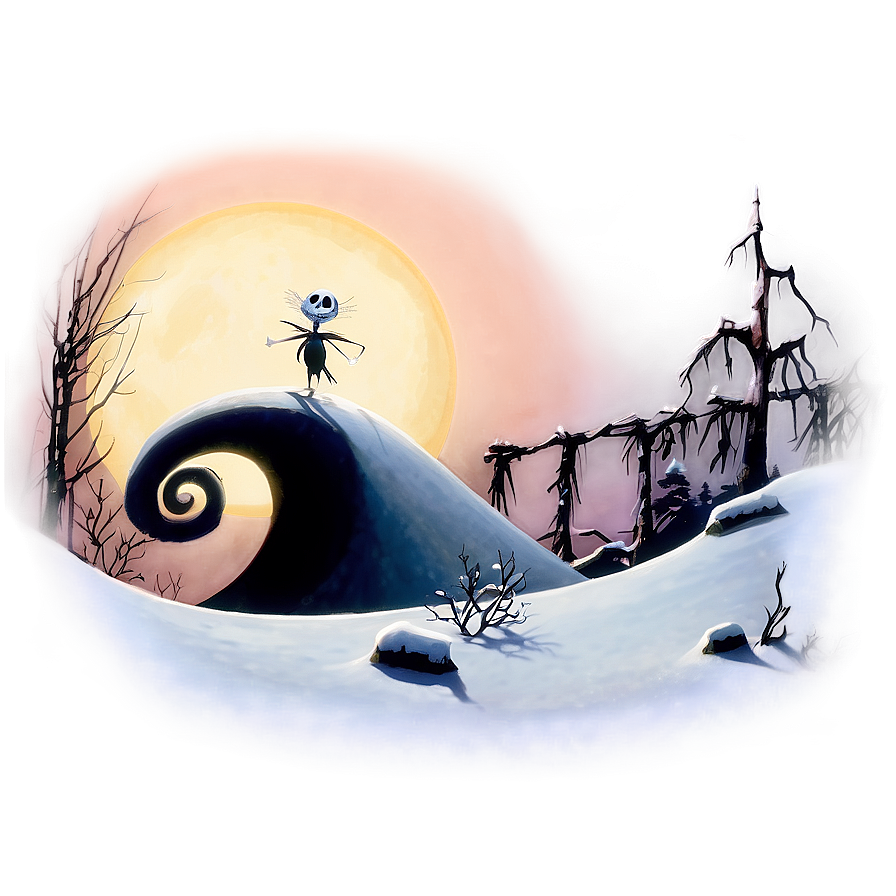 Nightmare Before Christmas Snow Scene Png 05212024