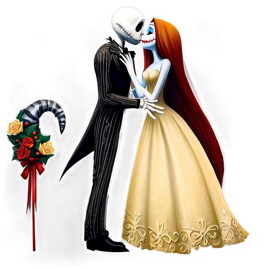 Nightmare Before Christmas Wedding Png 06282024