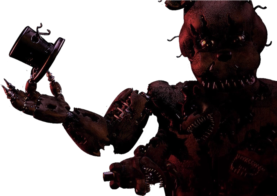Nightmare Freddy Face - Fnaf 4 Nightmare Freddy Png, Transparent Png PNG with transparent background