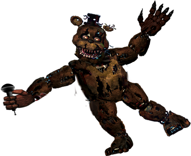Nightmare Freddy Png - Nightmare Freddy Fnaf Png, Transparent Png PNG with transparent background