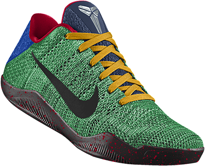 Nike Green Knit Basketball Shoe