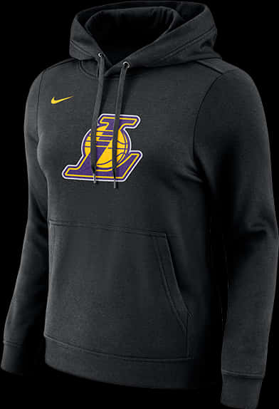 Nike Lakers Logo Hoodie Black