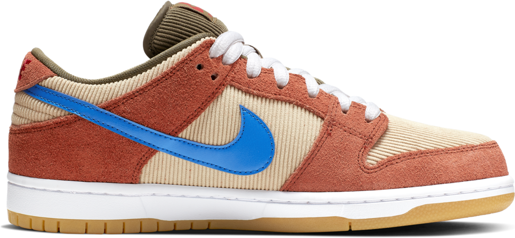 Nike S B Dunk Low Pro Tan Blue Swoosh