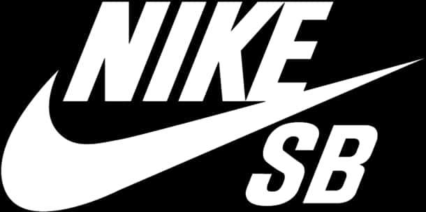 Nike S B Logo Blackand White