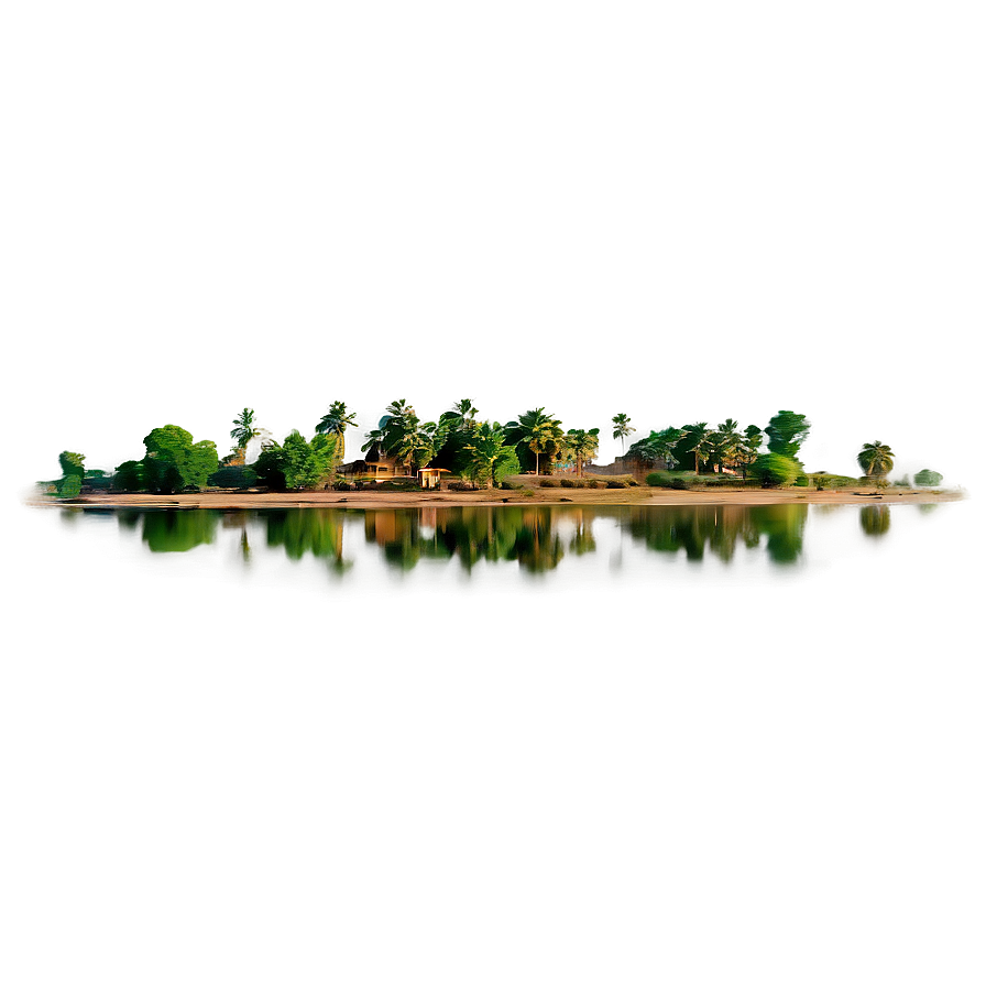 Nile River Landscape PNG 72 PNG with transparent background