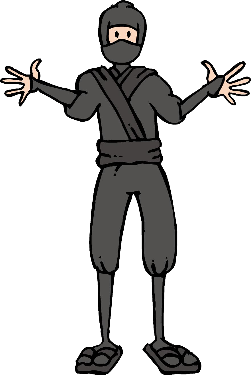 Ninja Png - Cartoon Ninja Body, Transparent Png PNG with transparent background