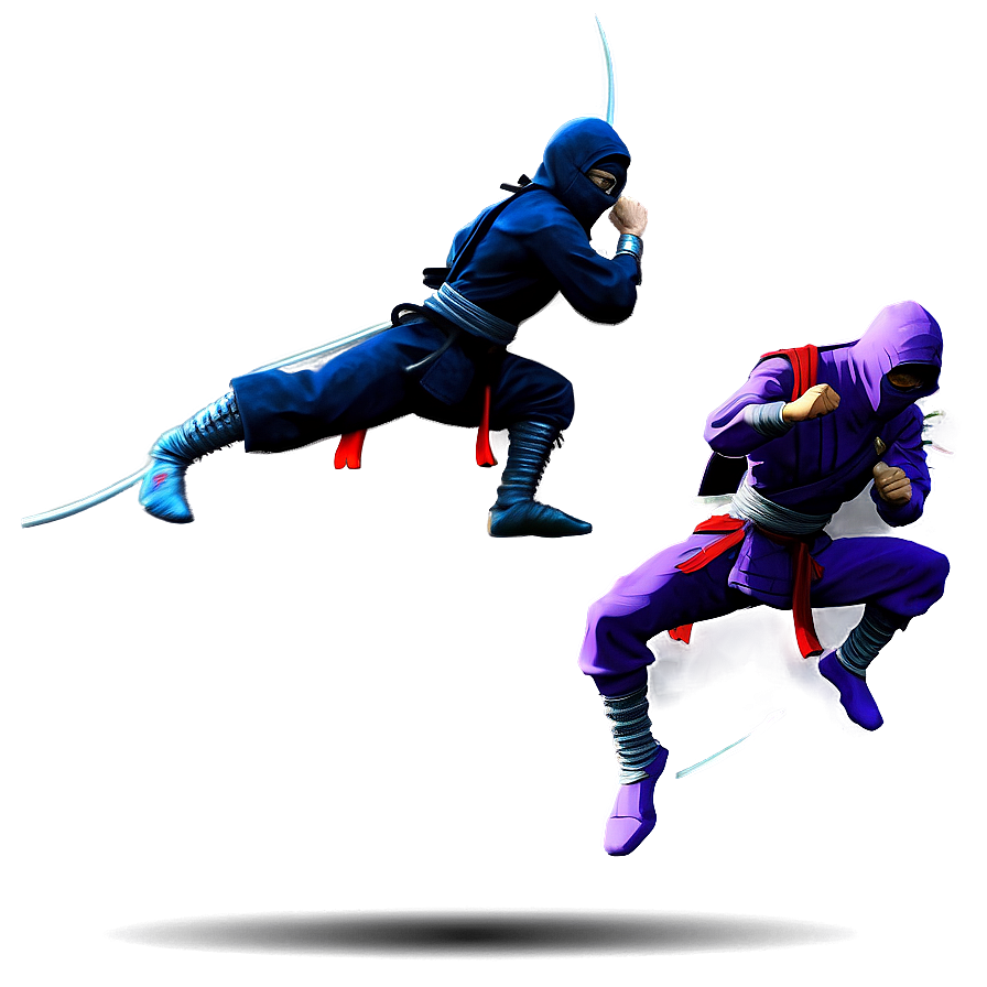 Ninja Kick Attack Png Kty13