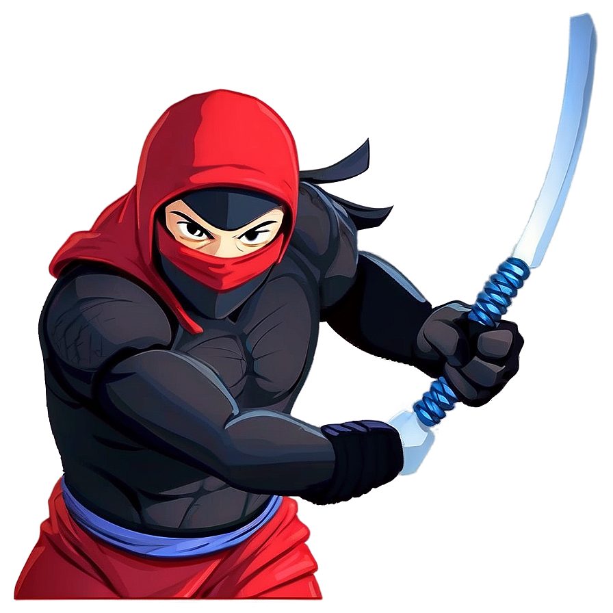 Ninja Warrior Cartoon Character Png 8