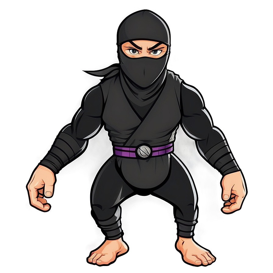 Ninja Warrior Cartoon Character Png Rjh32