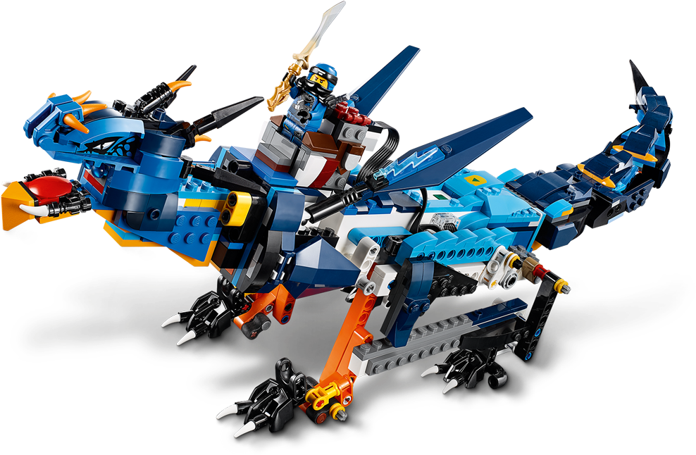 Ninjago Blue Dragon Mech Lego Set