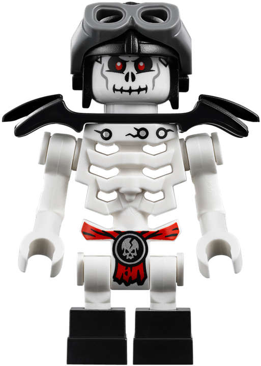 Ninjago_ Skull_ Motorcycle_ Helmet_ Minifigure