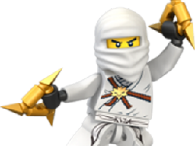 Ninjago White Ninja With Golden Weapons