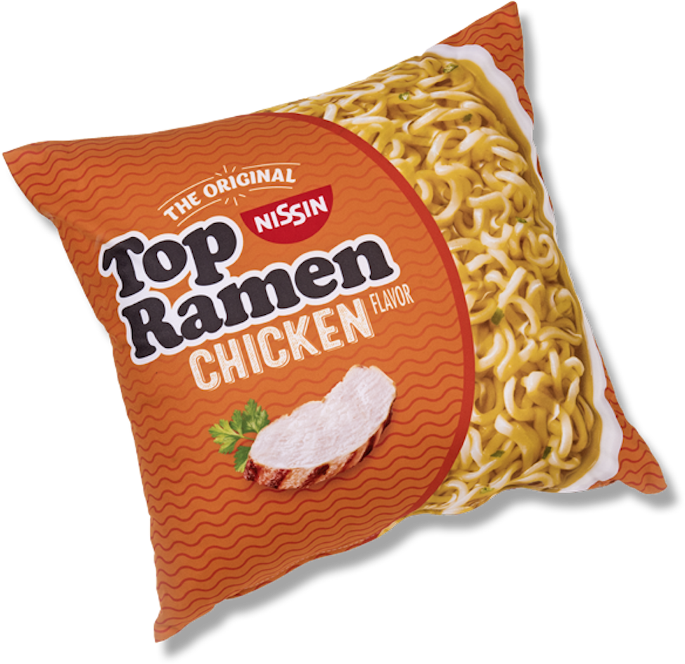 From Shirts To Pillows, You Can Rock Nissin Top Ramen - Ramen Noodles PNG image with a transparent background, free high-resolution download