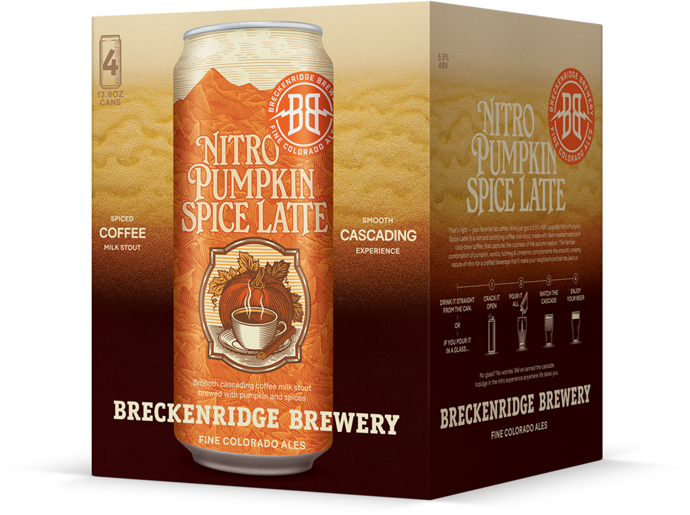 Nitro Pumpkin Spice Latte Beer Packaging