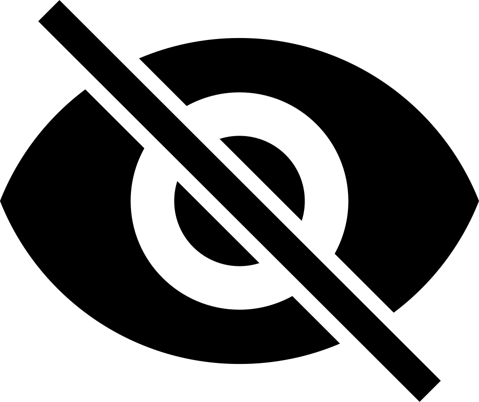 Hide - Eye On Off Icon, HD Png Download PNG with transparent background