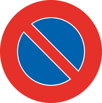 No Entry Sign Graphic PNG with transparent background