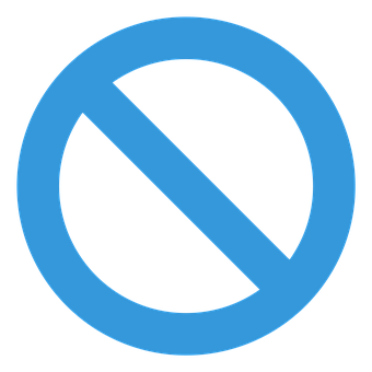 No Entry Sign Icon PNG with transparent background