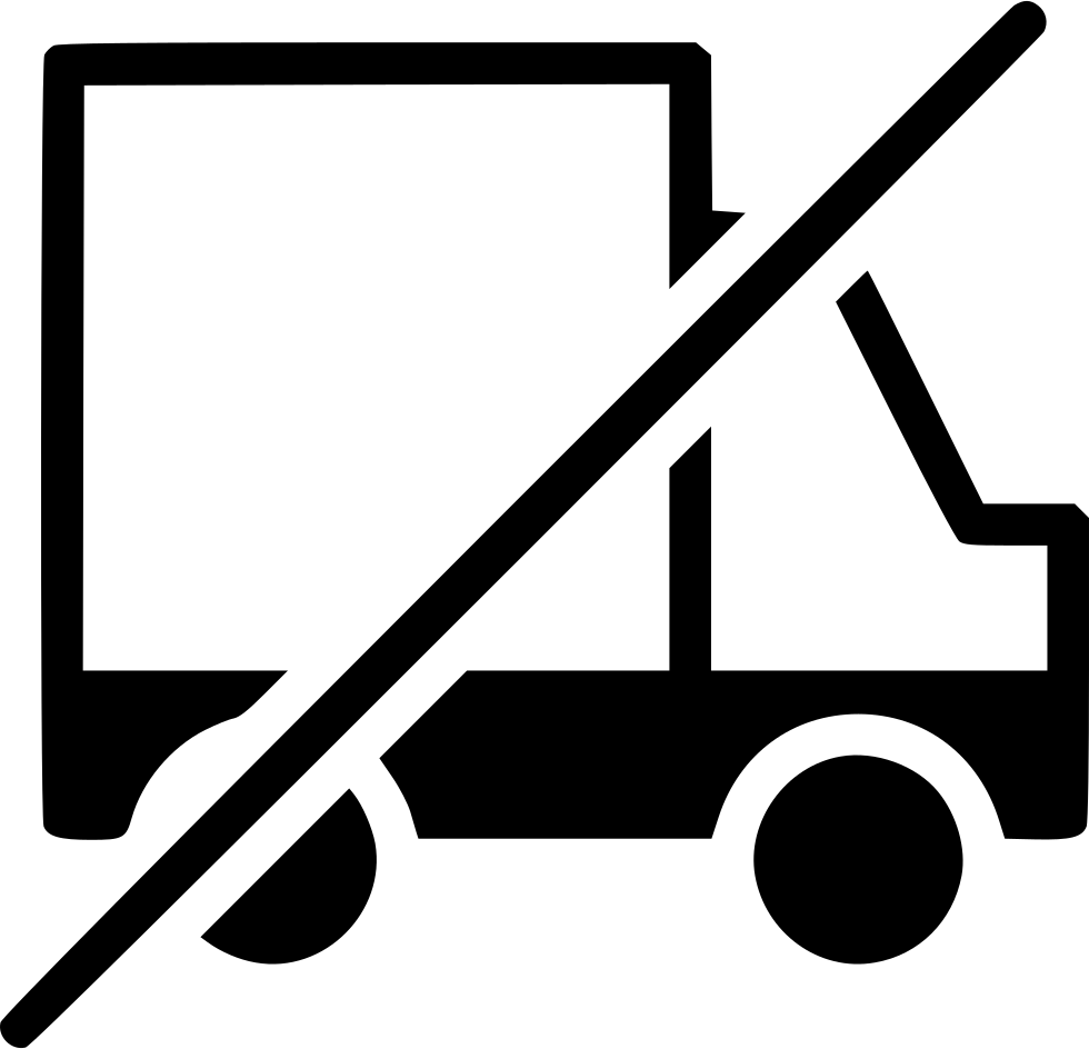 No Entryfor Trucks Sign Icon