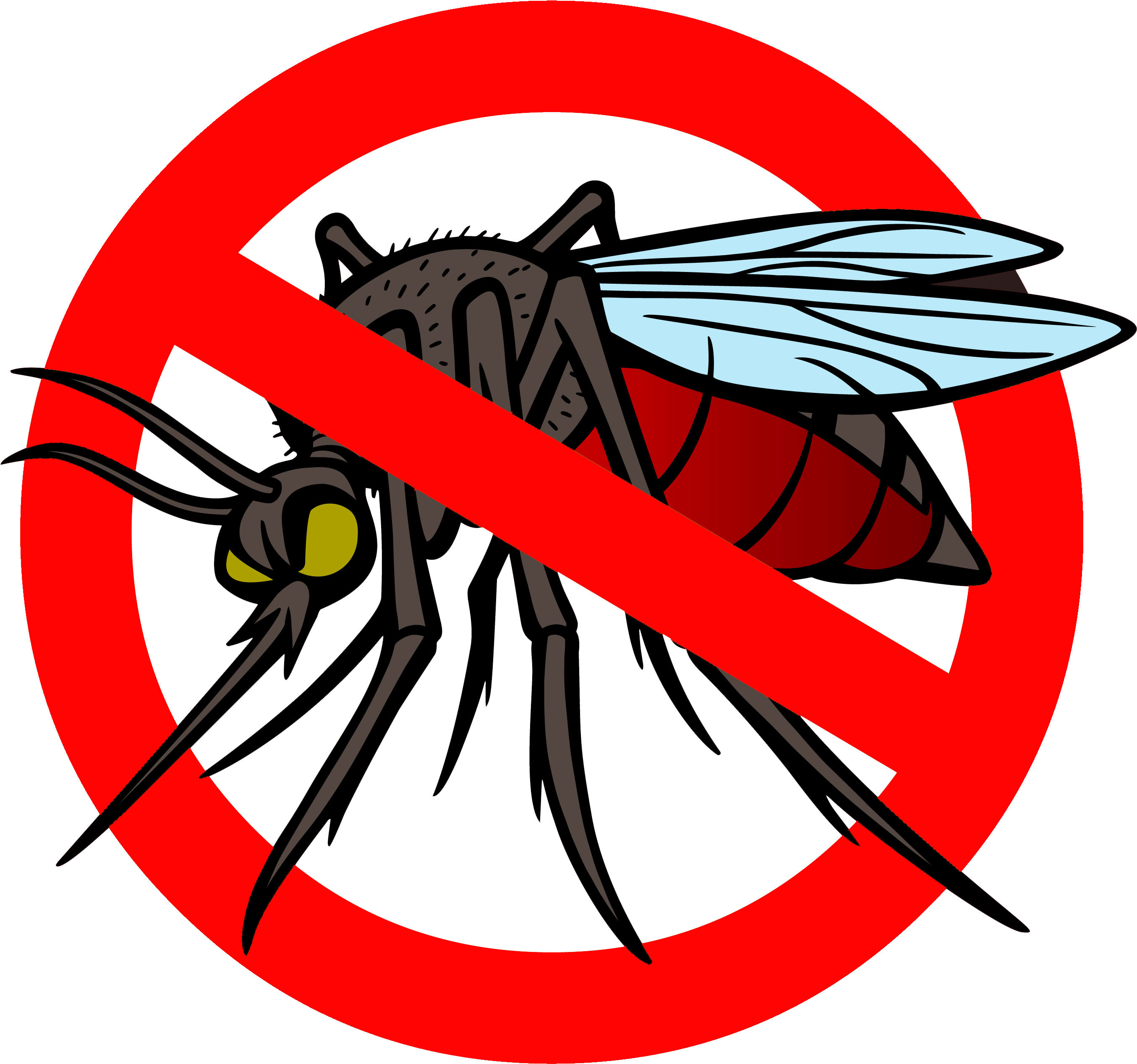 Mosquito Clip Art Mosquito Clipart Harm Pencil And - No Mosquito Clipart, HD Png Download PNG with transparent background