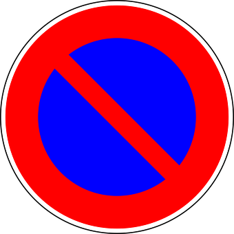 No Parking Sign Graphic PNG with transparent background