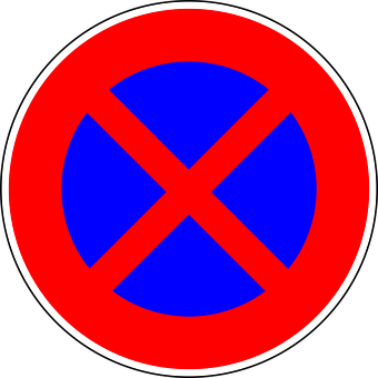 No Parking Sign Graphic PNG with transparent background