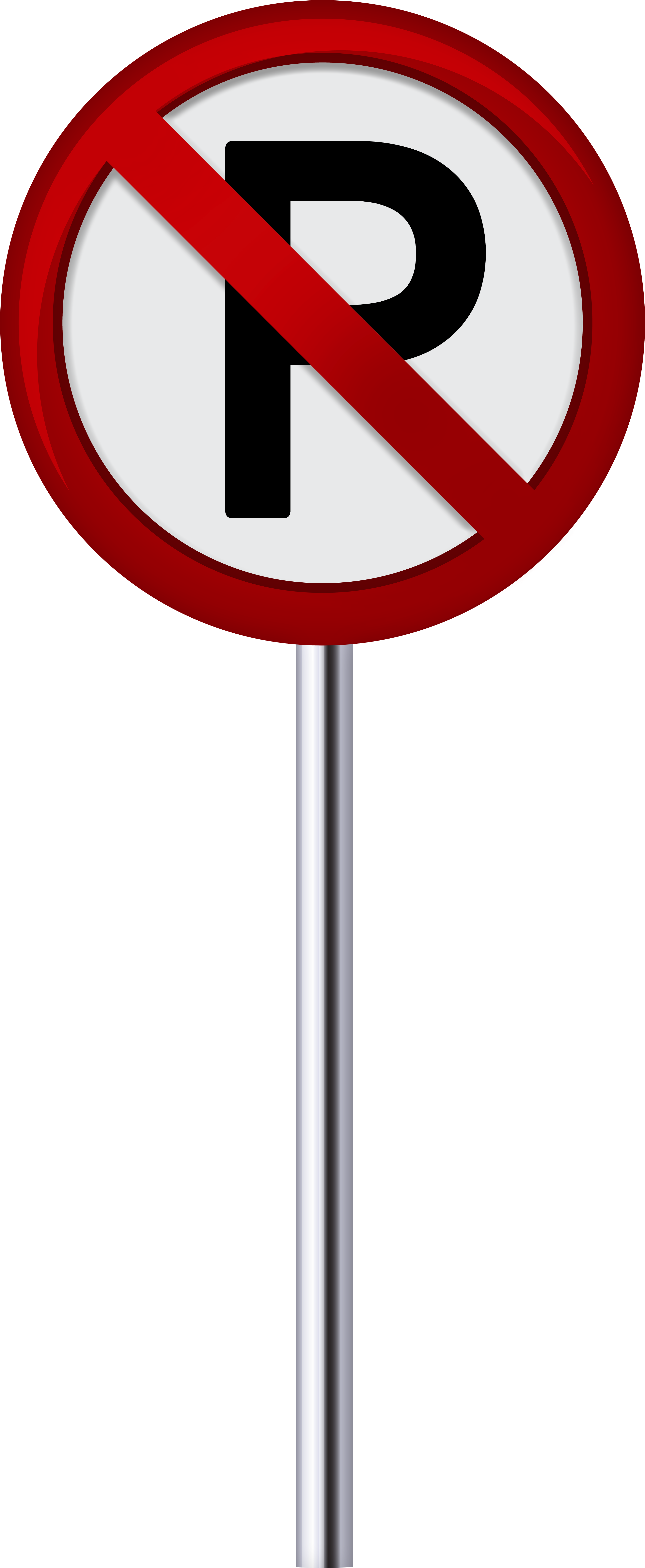 No Parking Sign Png Clip Art - No Parking Sign Cartoon, Transparent Png PNG with transparent background