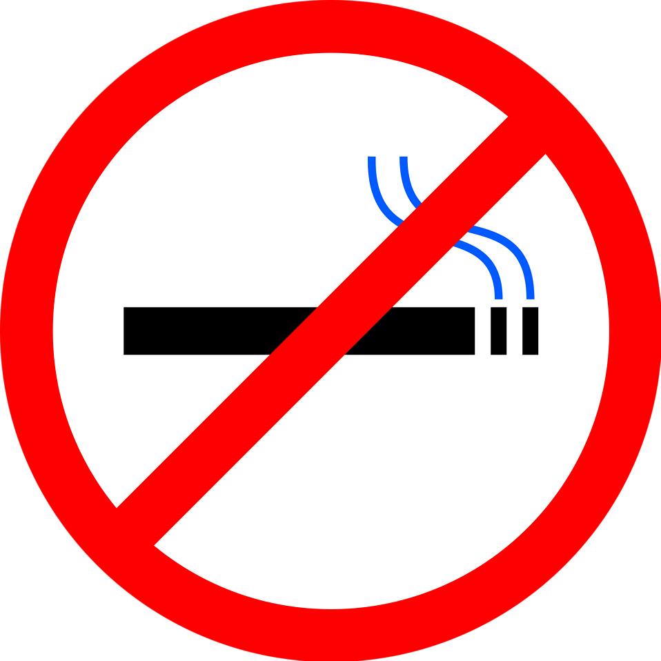 No Smoking Sign Graphic PNG image with a transparent background, free high-resolution download
