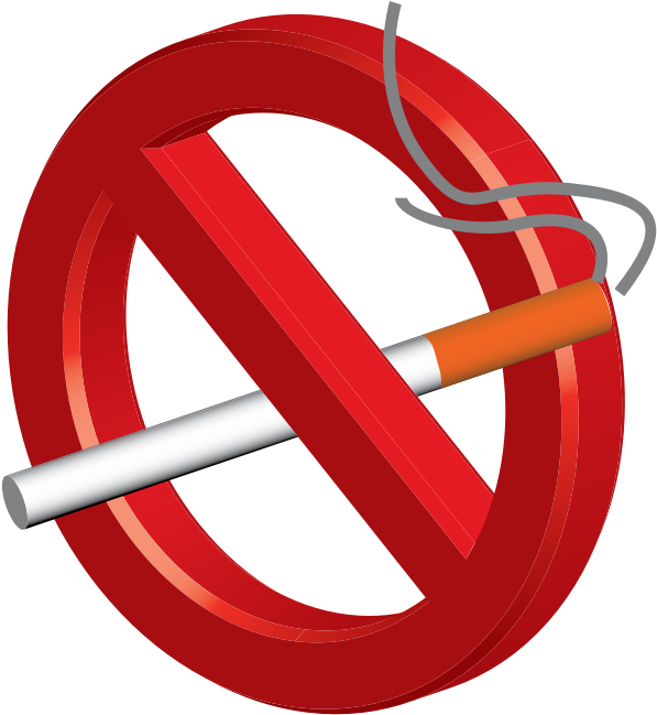 No Smoking Sign Graphic PNG image with a transparent background, free high-resolution download