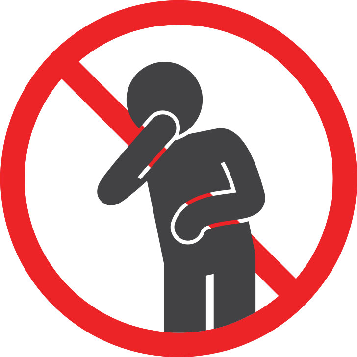 No Vomiting Sign Graphic PNG with transparent background