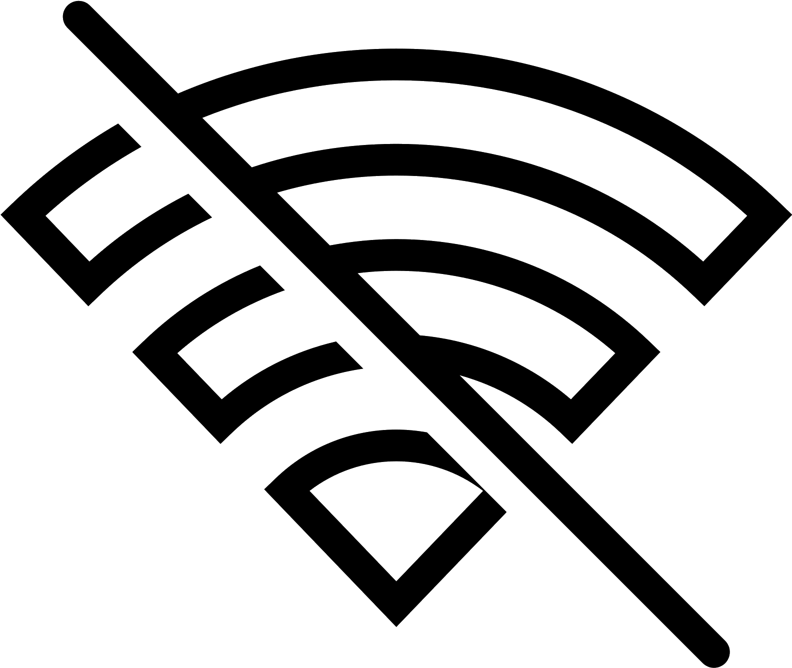 No Wi Fi Signal Icon PNG image with a transparent background, free high-resolution download