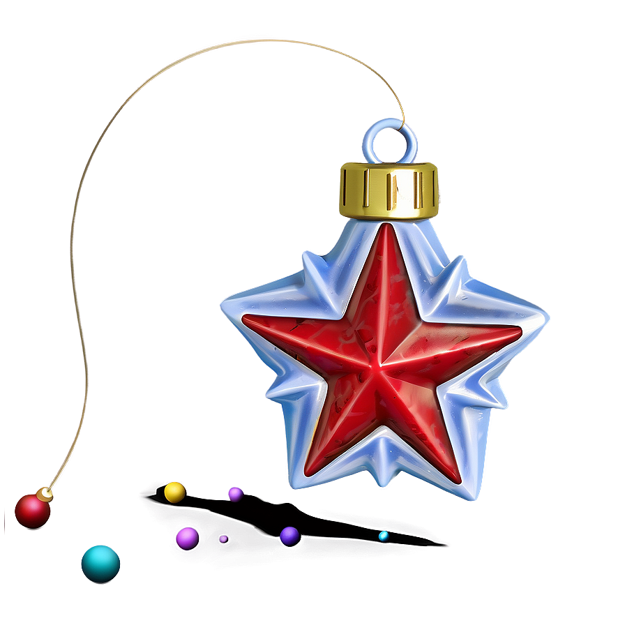 Noel Star Ornament Png Bkp27