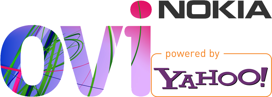 Nokia Ovi Powered By Yahoo Logo