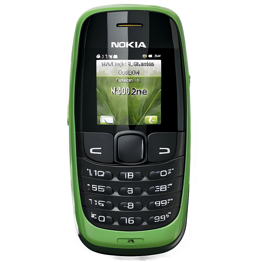 Nokia Phone In Green Png Wus