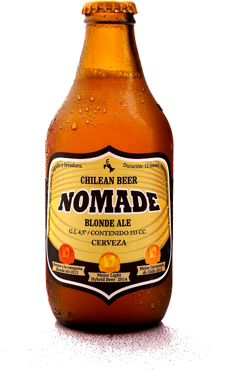 Nomade Chilean Blonde Ale Beer Bottle