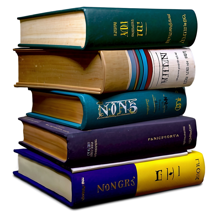 Non-fiction Books Pile Png Qja