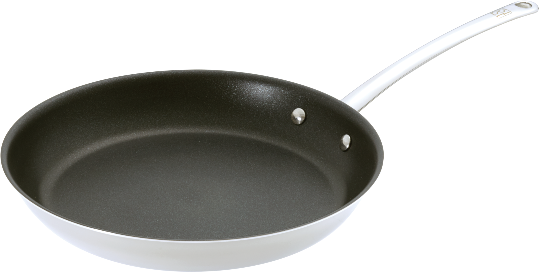 Nonstick Frying Pan White Handle