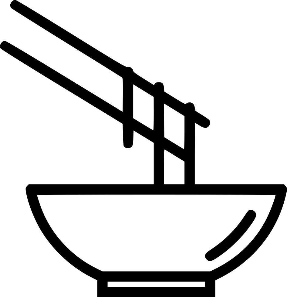 Noodles Bowl Eat Chinese Japanese Food Comments - Chinese Food Icon Png PNG with transparent background