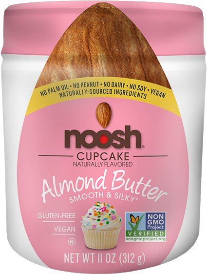 Noosh Cupcake Almond Butter Jars - Non-gmo Project, HD Png Download PNG with transparent background