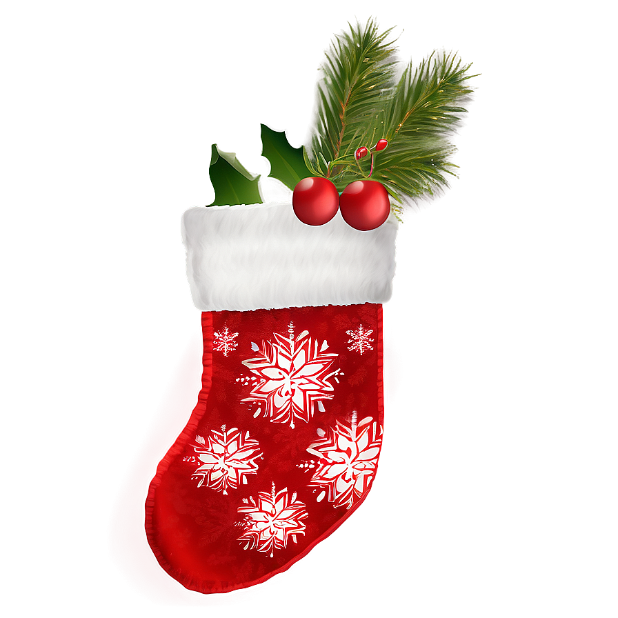 Nordic Christmas Stocking Png Yoy98