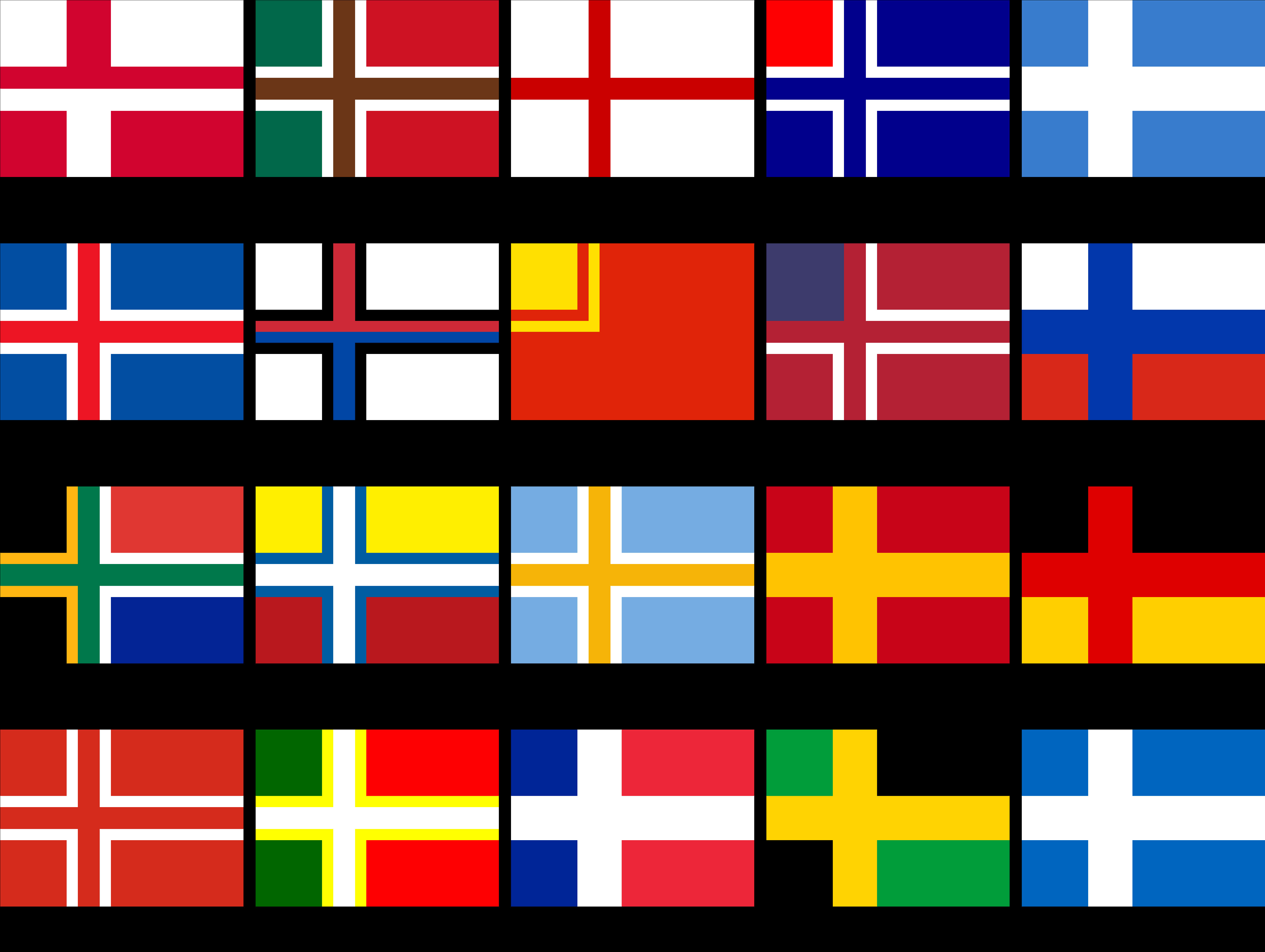 Transparent Jamaican Flag Png - Nordic Flags, Png Download PNG with transparent background