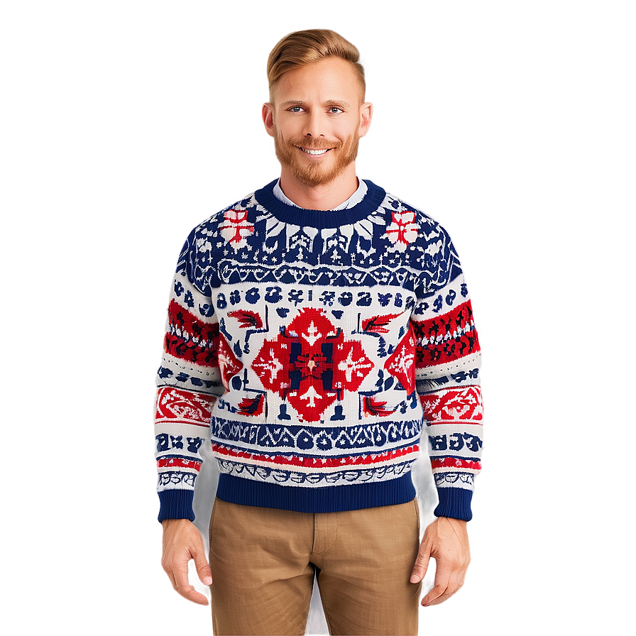 Nordic Sweater Pattern Png Xly45