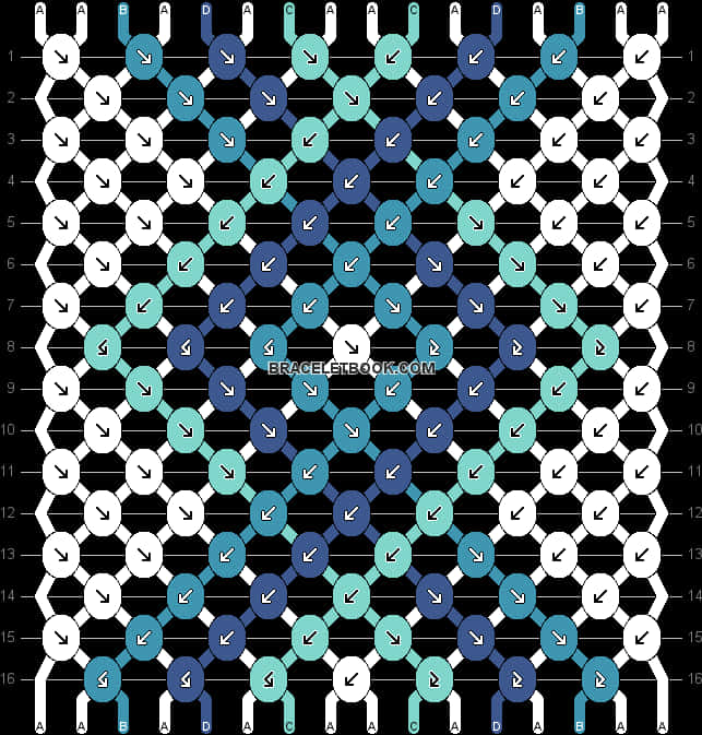 Normal Pattern - Friendship Bracelets Loom Patterns, HD Png Download PNG with transparent background