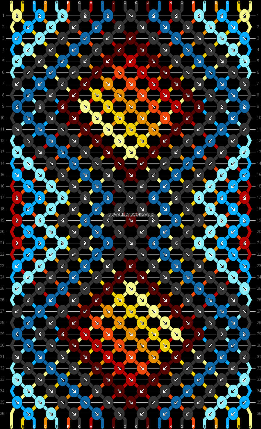 Normal Pattern - Rainbow Friendship Bracelets Patterns, HD Png Download PNG with transparent background