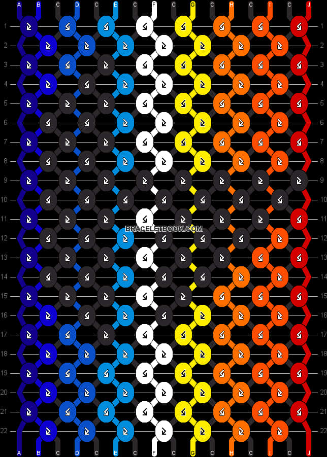 Normal Pattern - Six String Bracelet Pattern, HD Png Download PNG with transparent background
