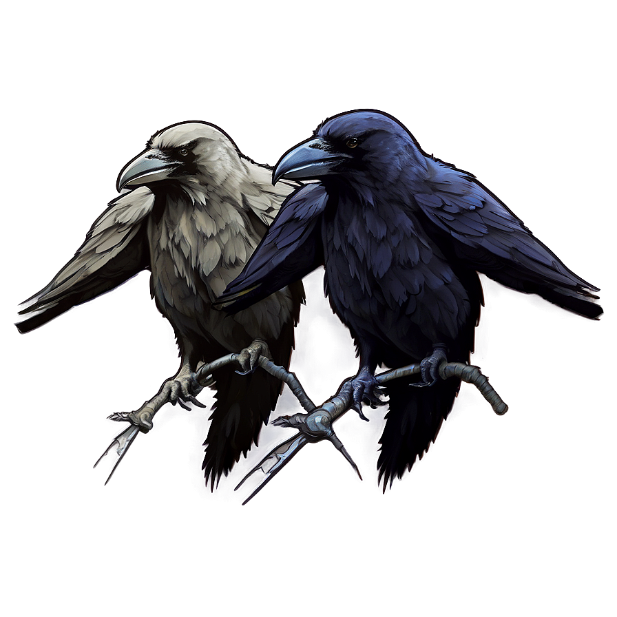 Norse Mythology Ravens Png 06122024