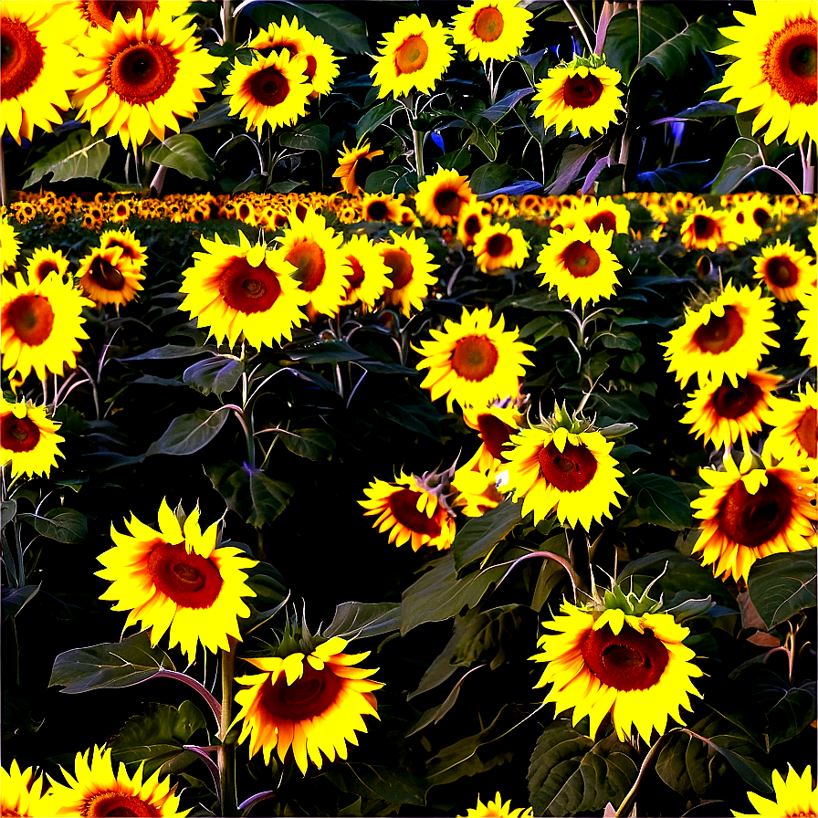 North Dakota Sunflower Fields Png 11