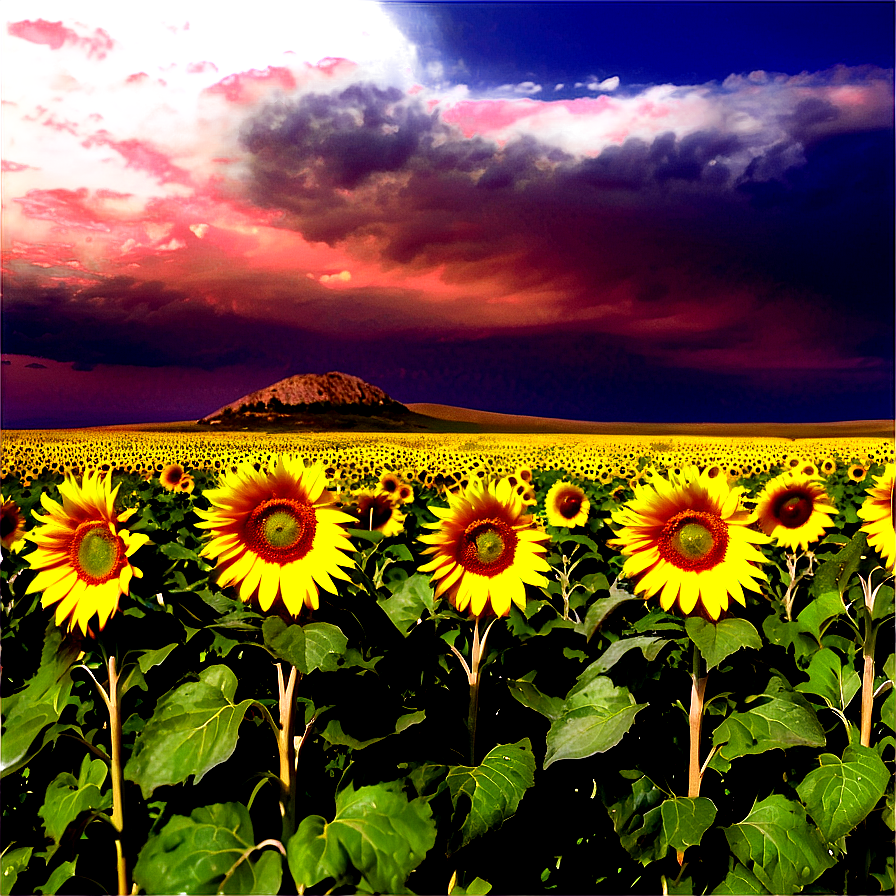 North Dakota Sunflower Fields Png 91